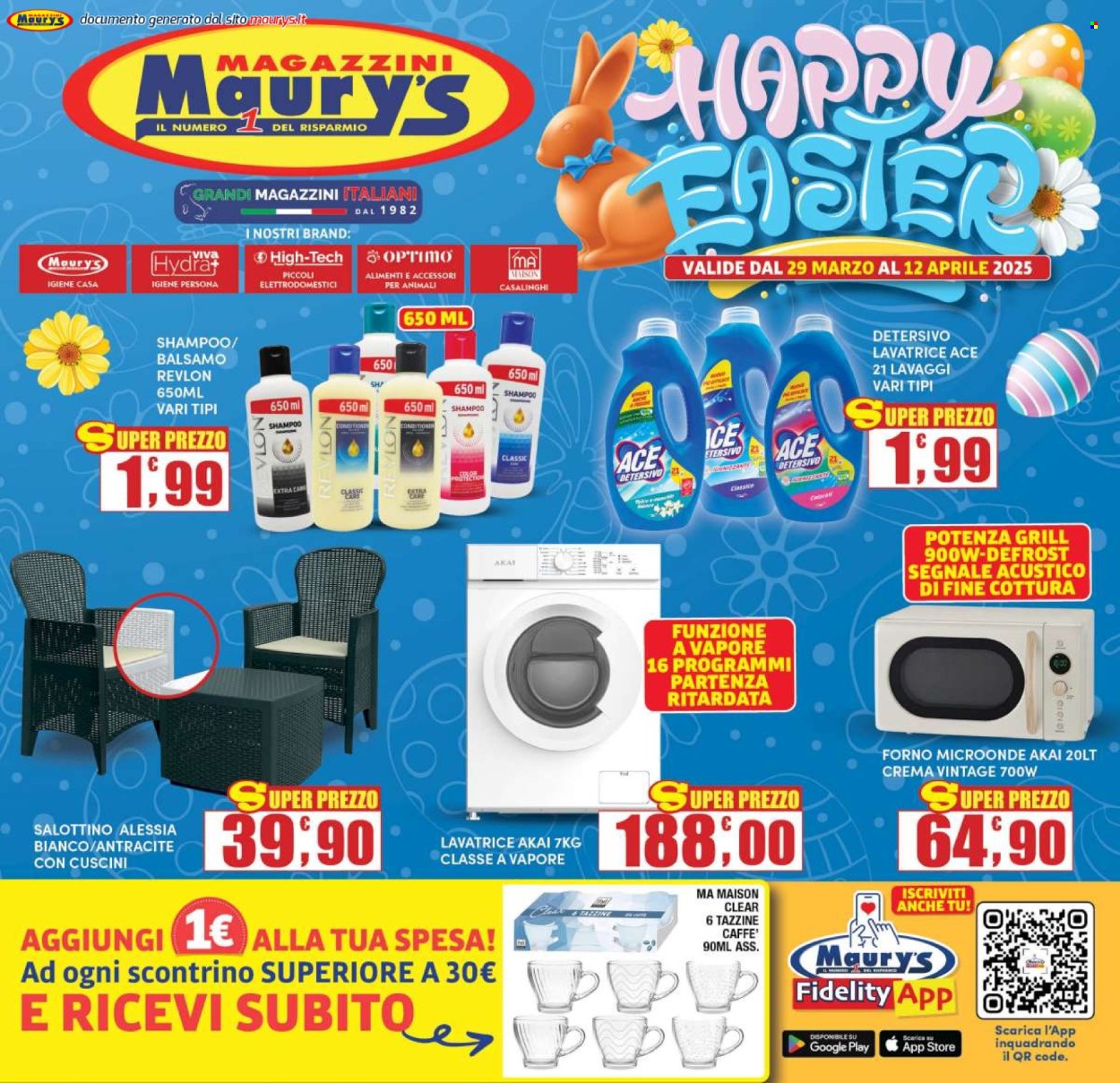 Volantino Maury's - 29/3/2025 - 12/4/2025. Pagina 1