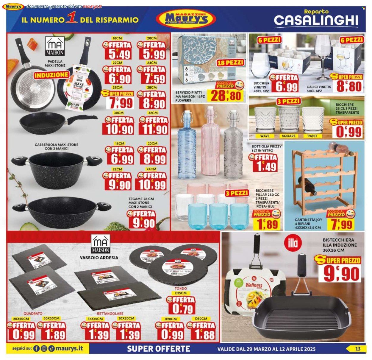 Volantino Maury's - 29/3/2025 - 12/4/2025. Pagina 13