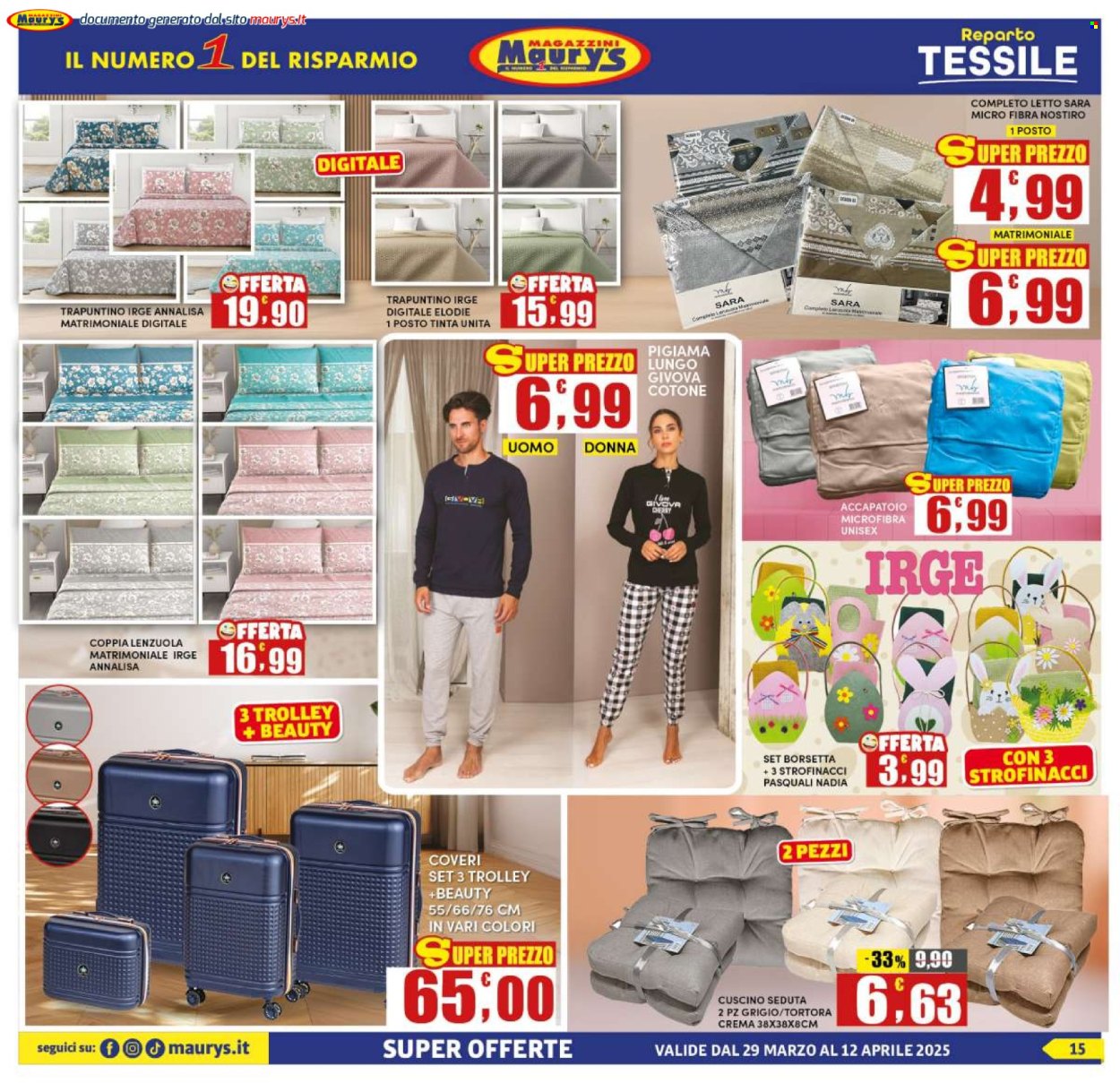 Volantino Maury's - 29/3/2025 - 12/4/2025. Pagina 15