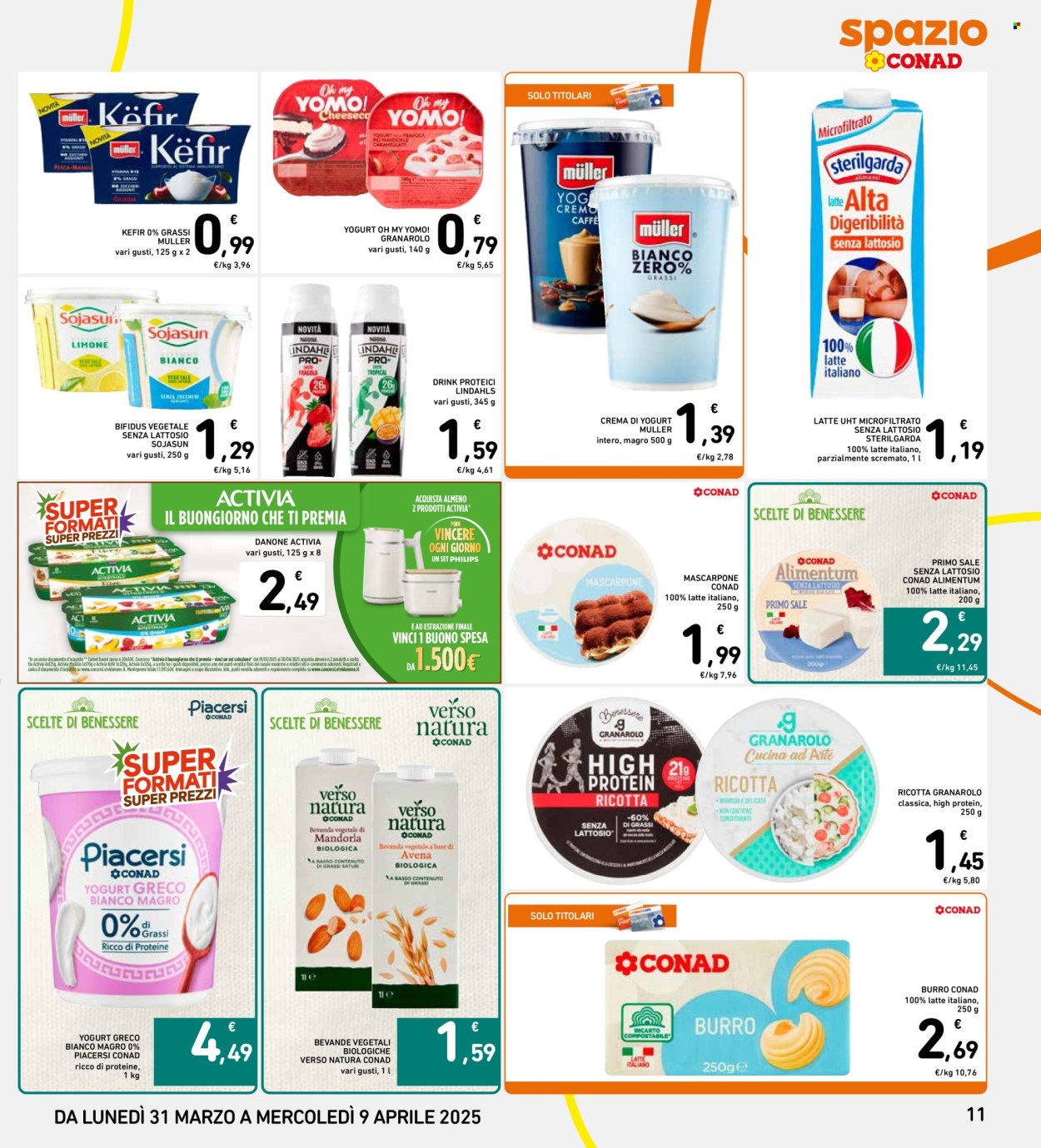 Volantino Spazio Conad - 31/3/2025 - 9/4/2025. Pagina 11