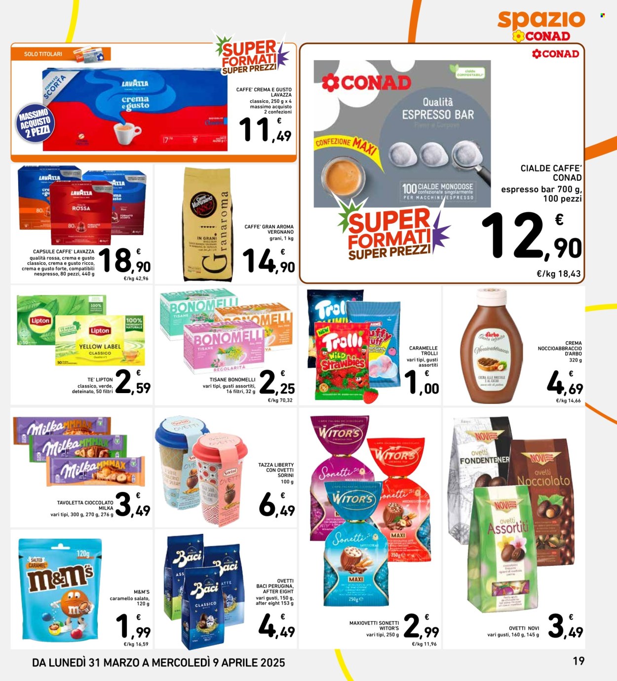 Volantino Spazio Conad - 31/3/2025 - 9/4/2025. Pagina 19