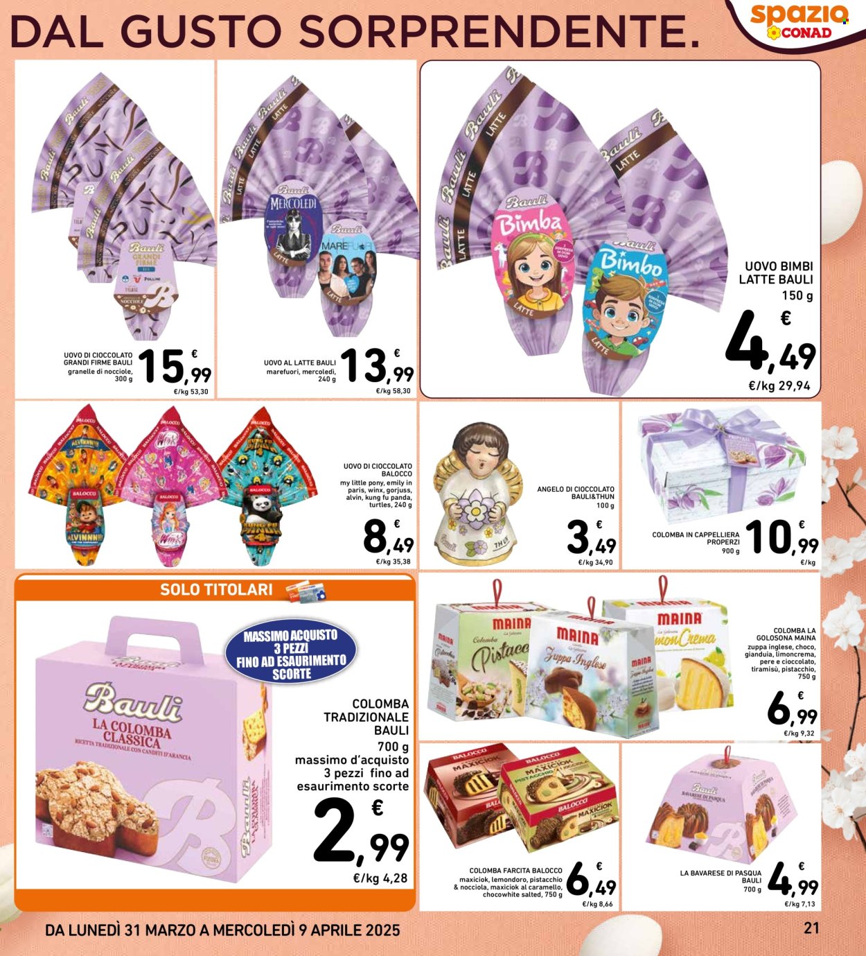Volantino Spazio Conad - 31/3/2025 - 9/4/2025. Pagina 21