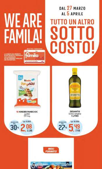 Volantino Famila - 27/3/2025 - 5/4/2025.