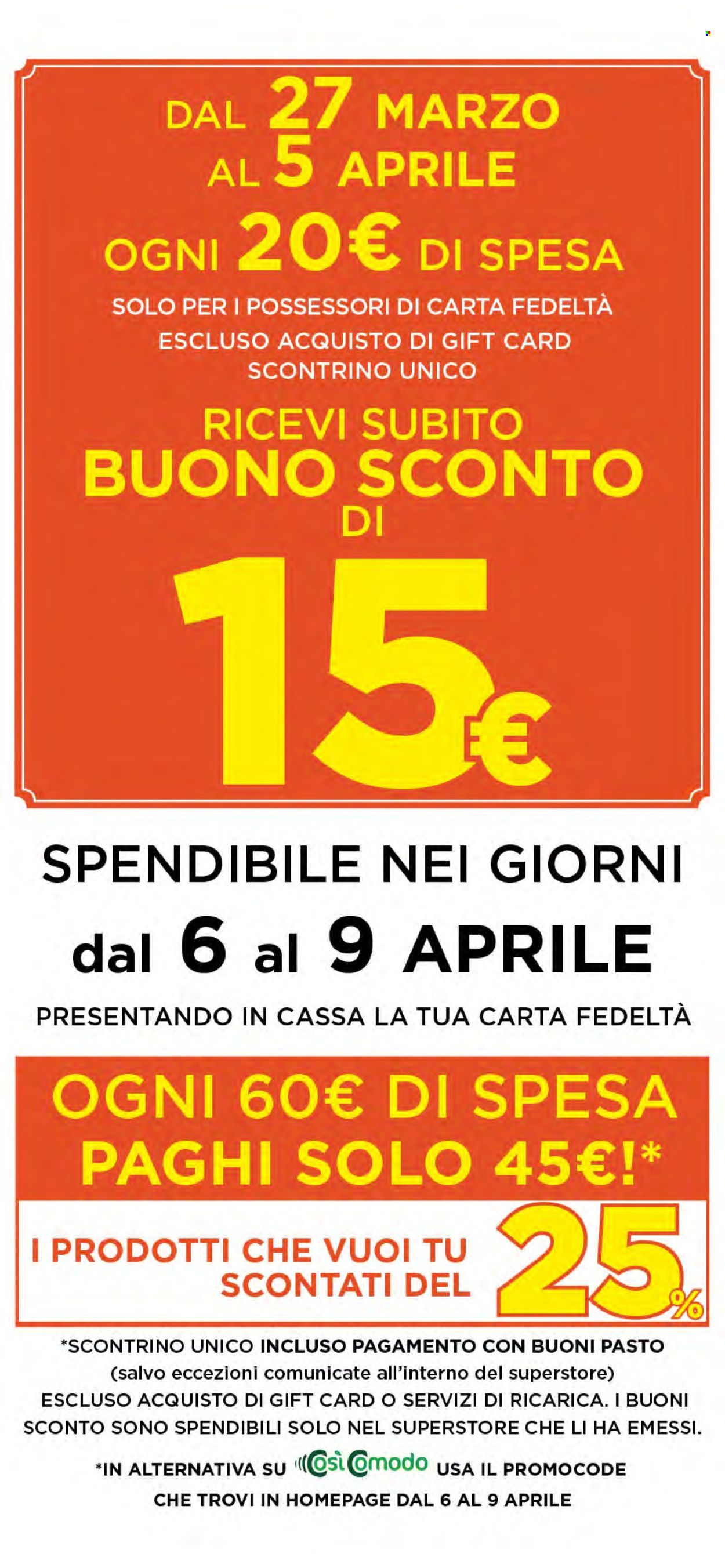 Volantino Famila - 27/3/2025 - 5/4/2025. Pagina 6