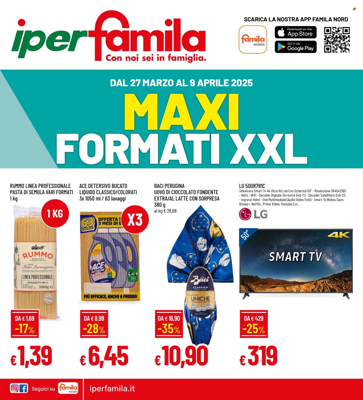 Volantino Famila - 27/3/2025 - 9/4/2025. Pagina 1