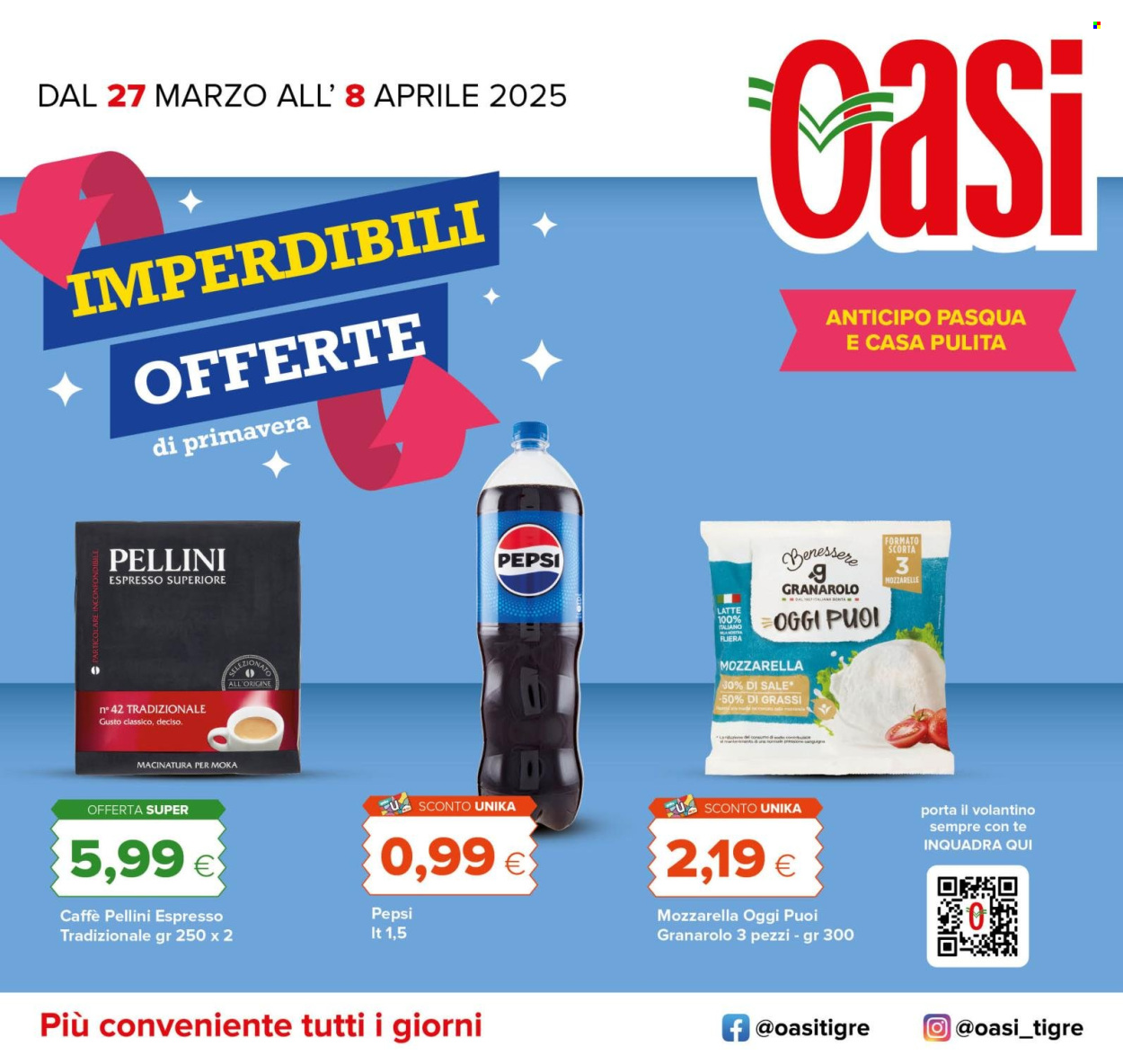 Volantino Oasi - 27/3/2025 - 8/4/2025. Pagina 1