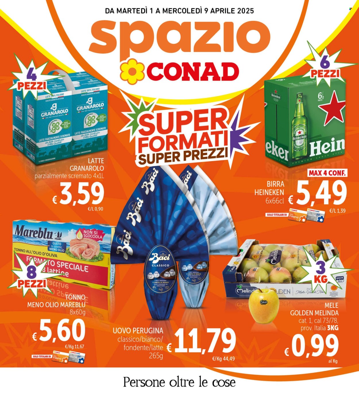 Volantino Spazio Conad - 1/4/2025 - 9/4/2025. Pagina 1