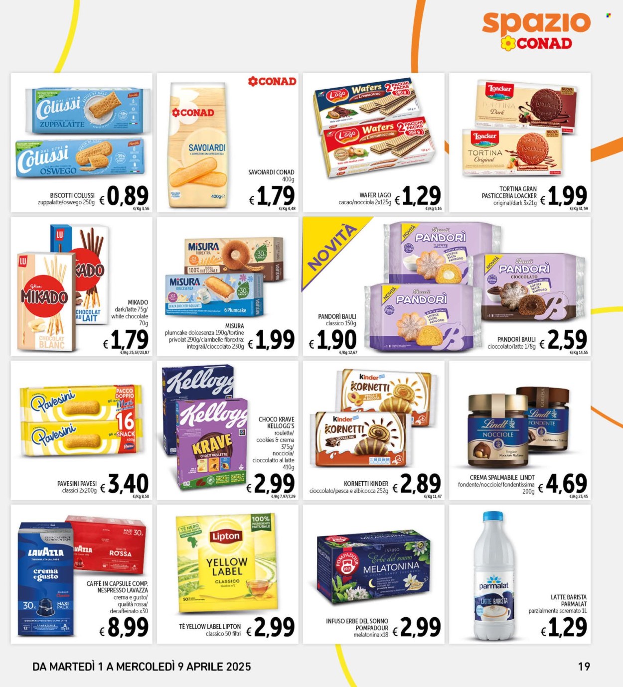 Volantino Spazio Conad - 1/4/2025 - 9/4/2025. Pagina 19