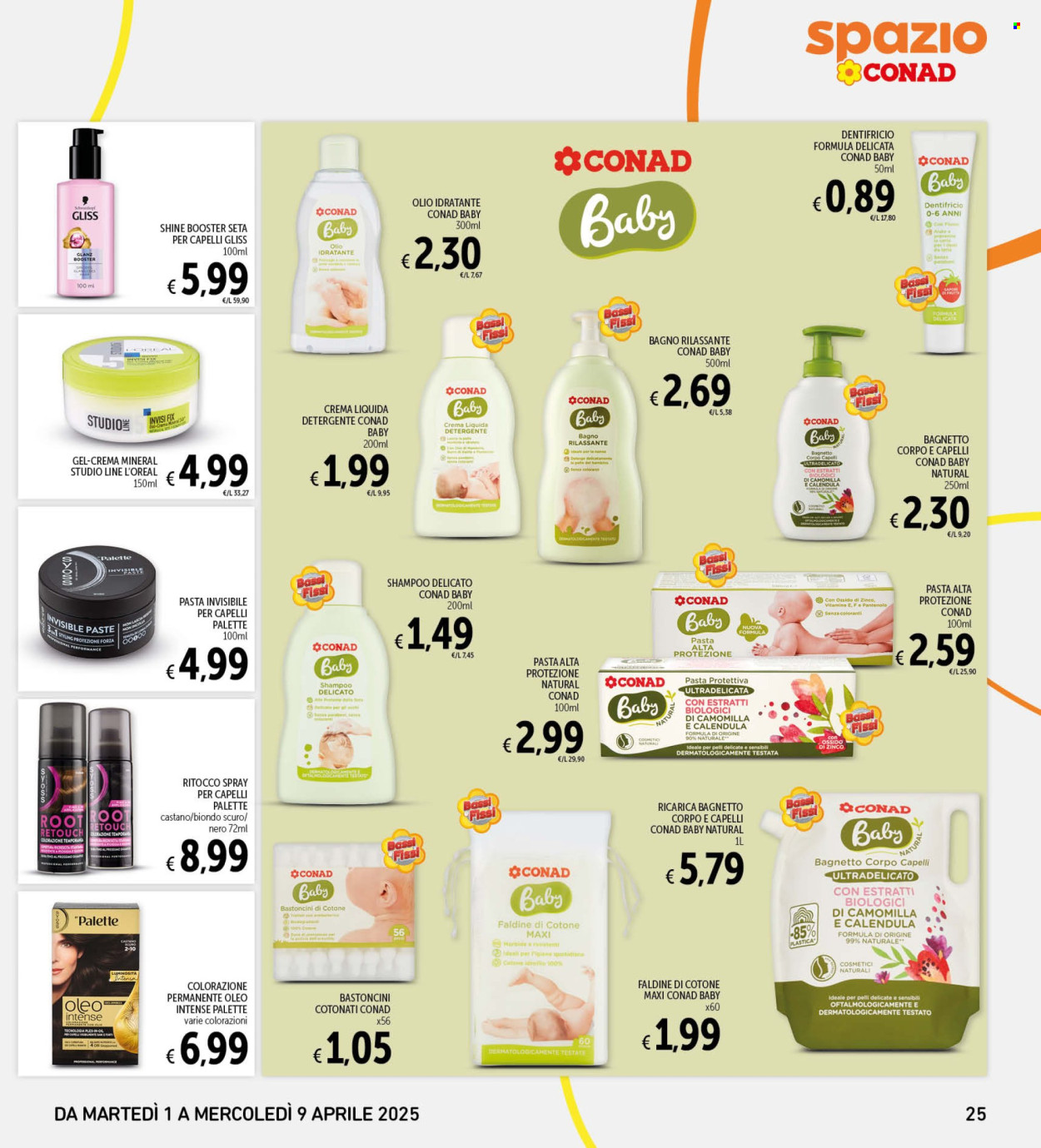 Volantino Spazio Conad - 1/4/2025 - 9/4/2025. Pagina 25