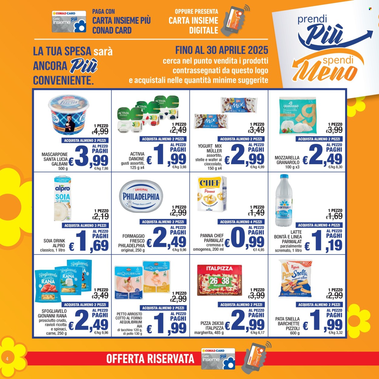 Volantino Spesa Facile Conad - 1/4/2025 - 30/4/2025. Pagina 4