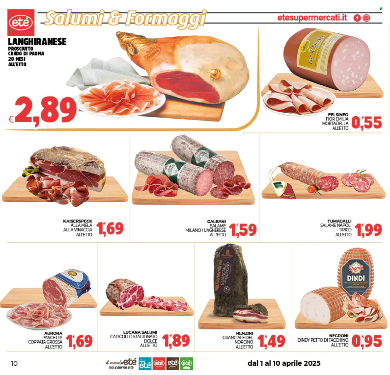 Volantino Eté - 1/4/2025 - 10/4/2025. Pagina 10