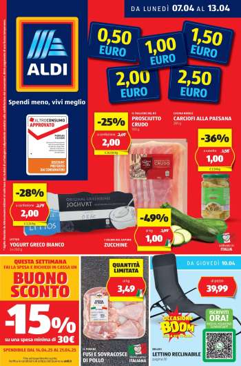 Volantino Aldi - 7/4/2025 - 13/4/2025.