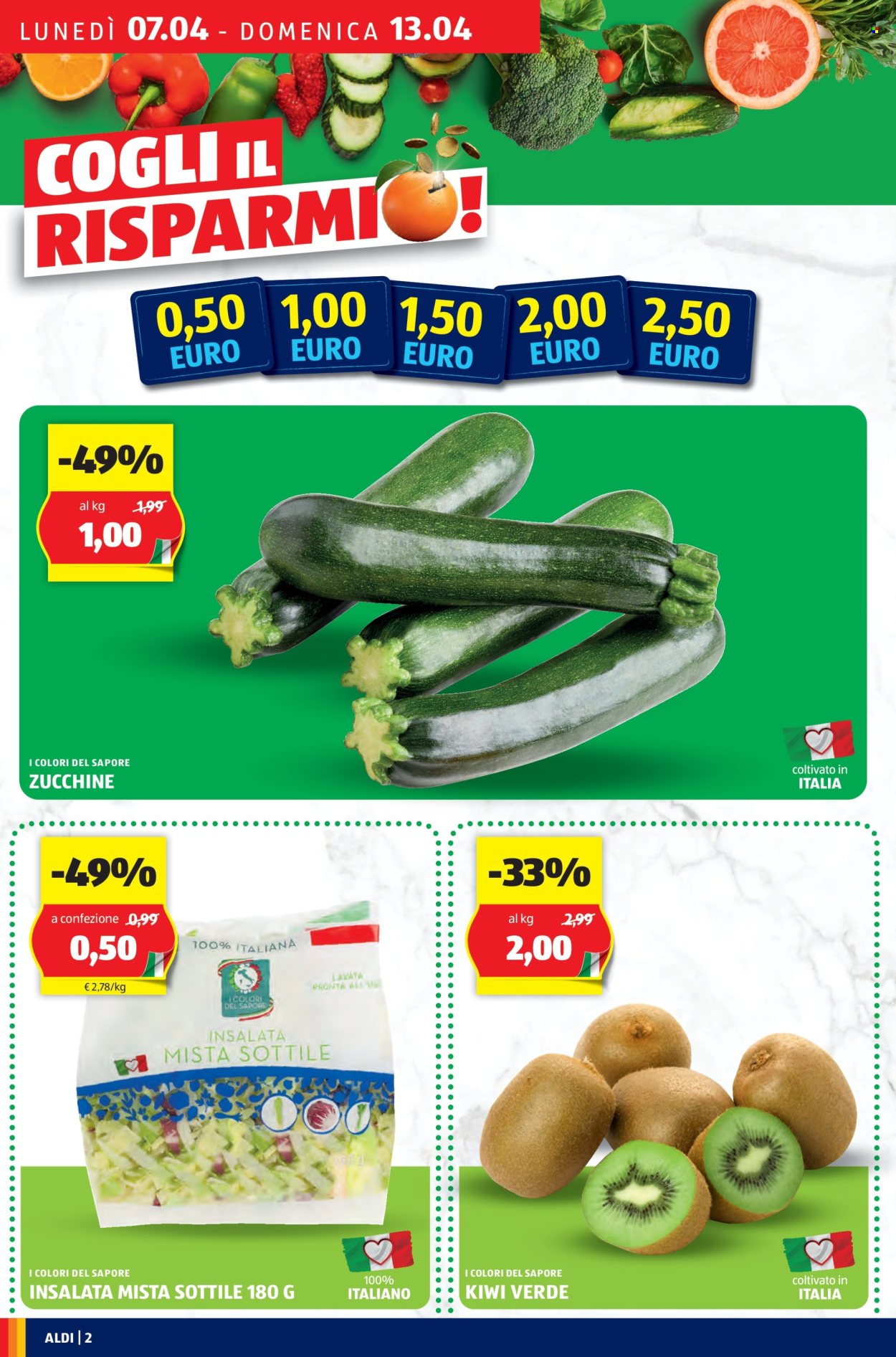 Volantino Aldi - 7/4/2025 - 13/4/2025. Pagina 2