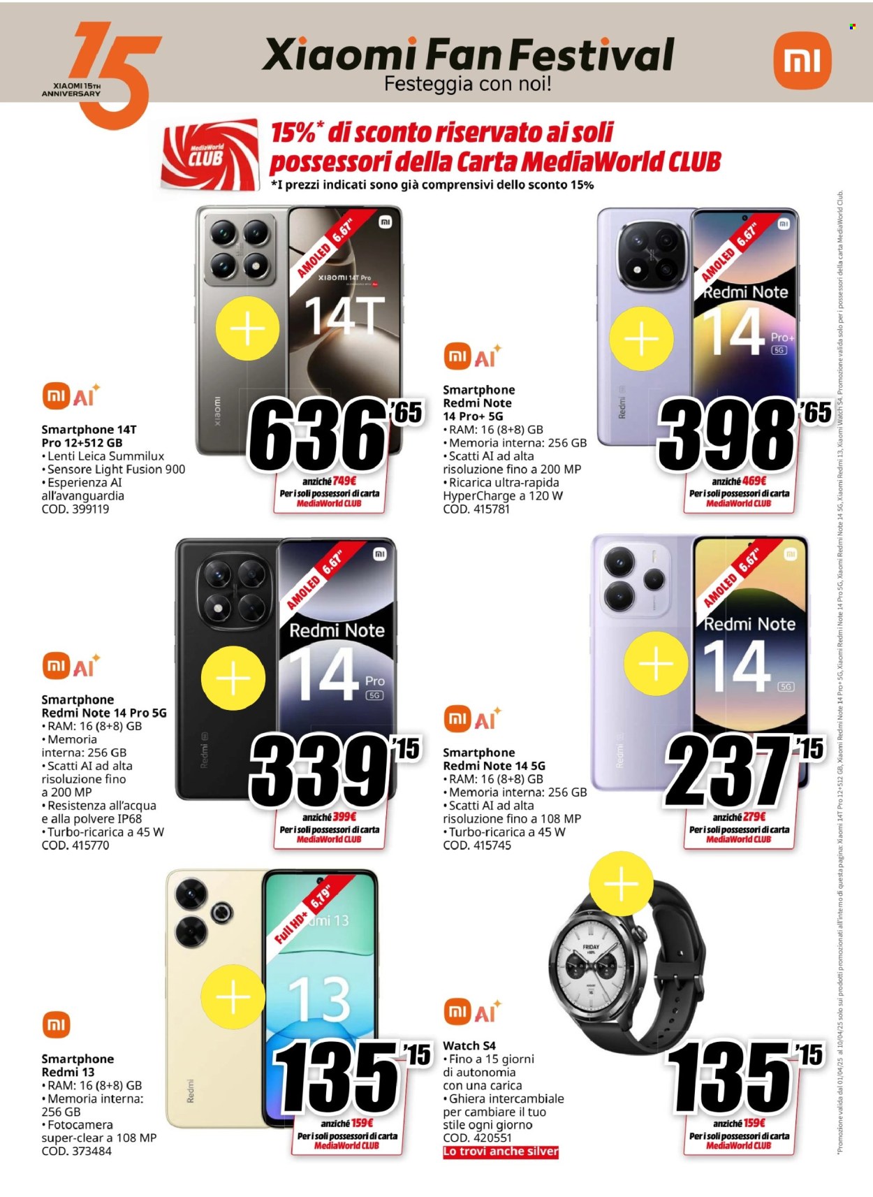 Volantino MediaWorld - 1/4/2025 - 10/4/2025. Pagina 4
