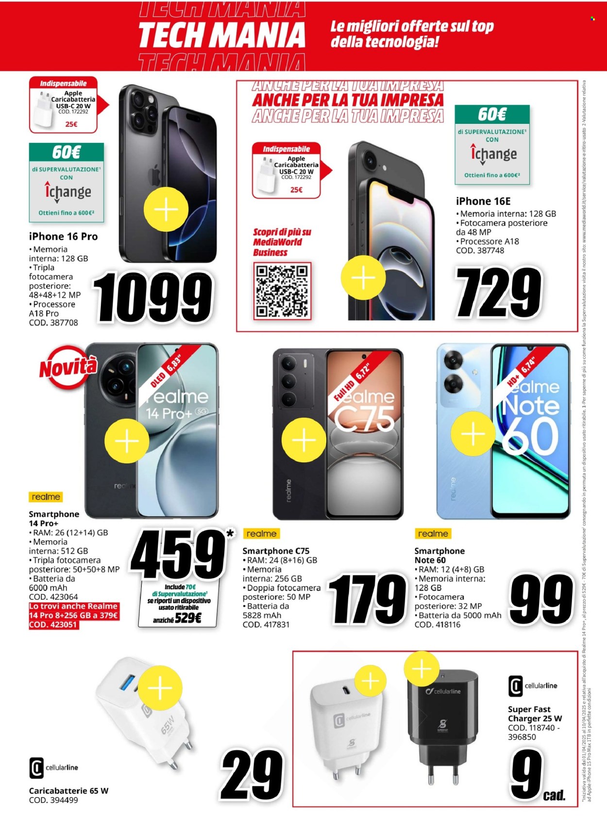 Volantino MediaWorld - 1/4/2025 - 10/4/2025. Pagina 6