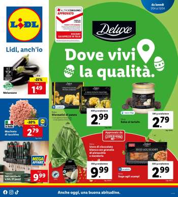 Volantino Lidl - 7/4/2025 - 13/4/2025.
