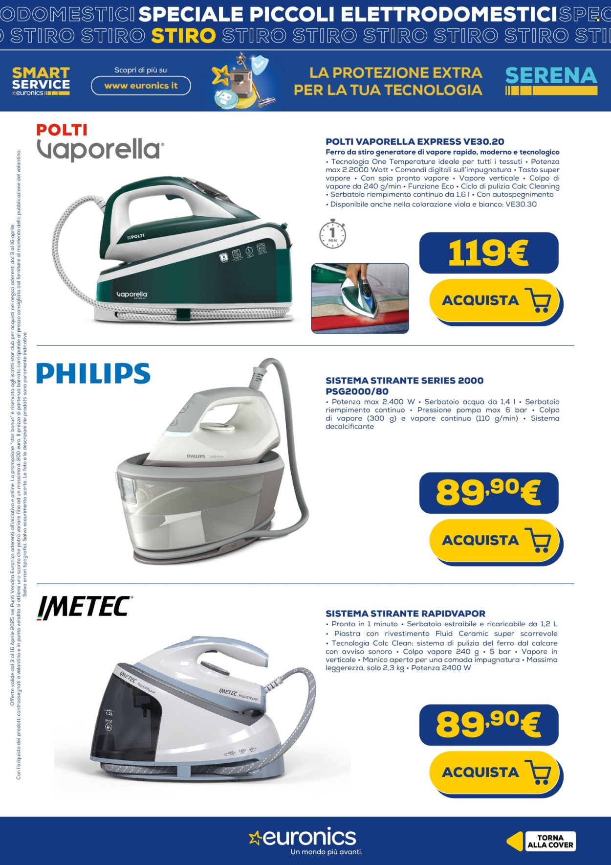 Volantino Euronics - 3/4/2025 - 16/4/2025. Pagina 21