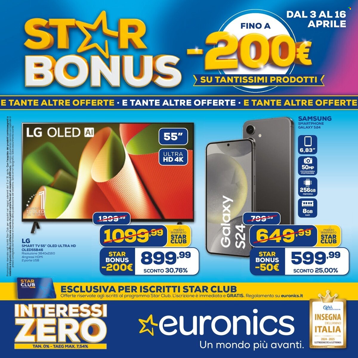 Volantino Euronics - 3/4/2025 - 16/4/2025. Pagina 1