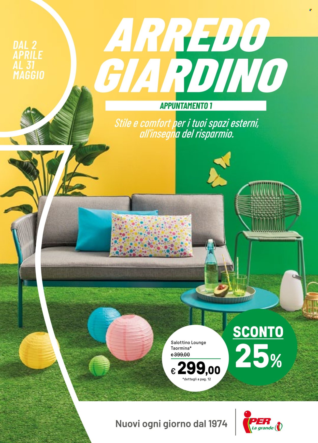 Volantino Iper, La grande i - 2/4/2025 - 31/5/2025. Pagina 1