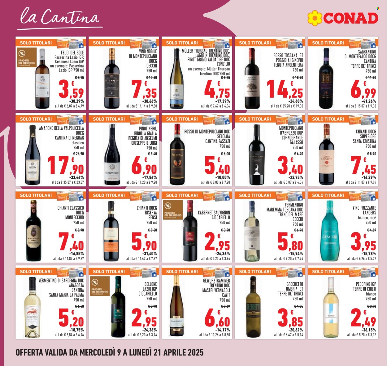 Volantino Conad - 9/4/2025 - 21/4/2025. Pagina 8