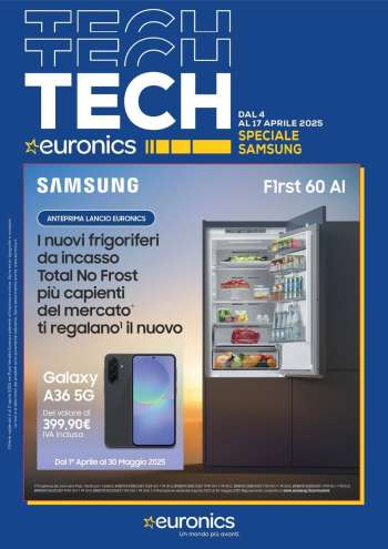 Volantino Euronics - 4/4/2025 - 17/4/2025.