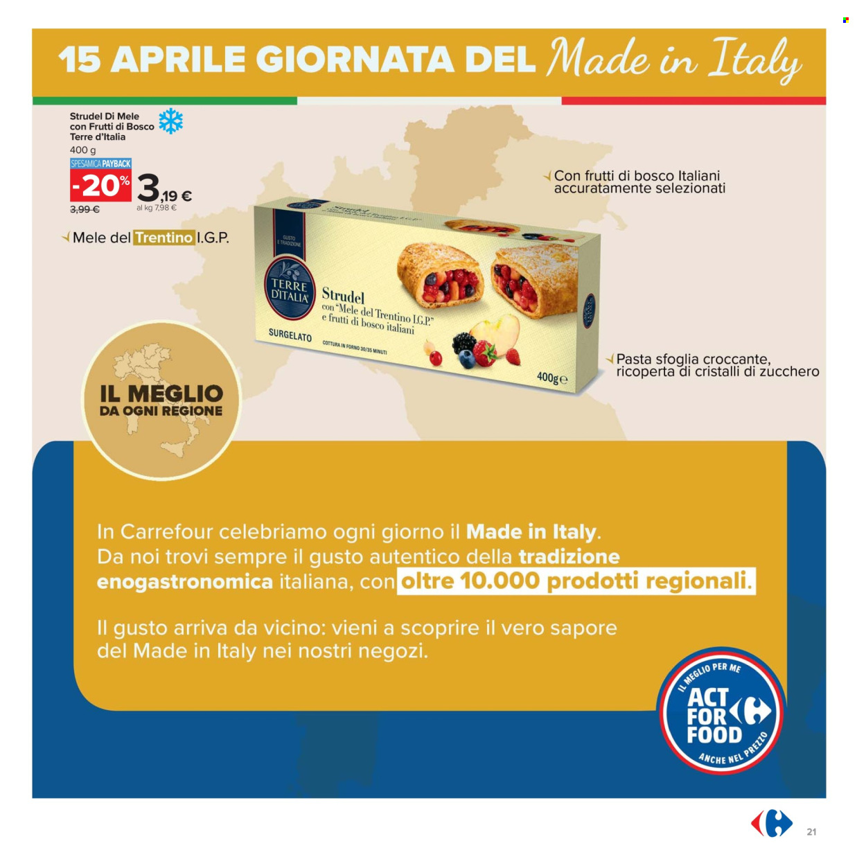 Volantino Carrefour - 8/4/2025 - 21/4/2025. Pagina 21