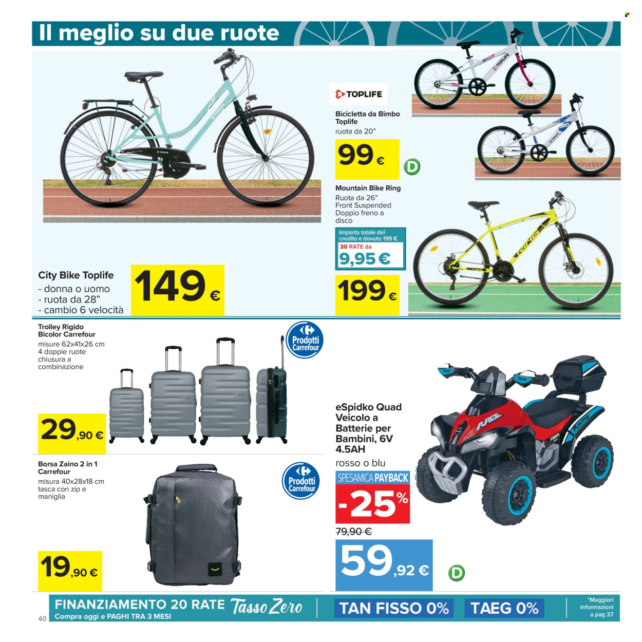 Volantino Carrefour - 8/4/2025 - 21/4/2025. Pagina 40