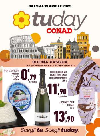 Volantino TuDay Conad - 9/4/2025 - 19/4/2025.