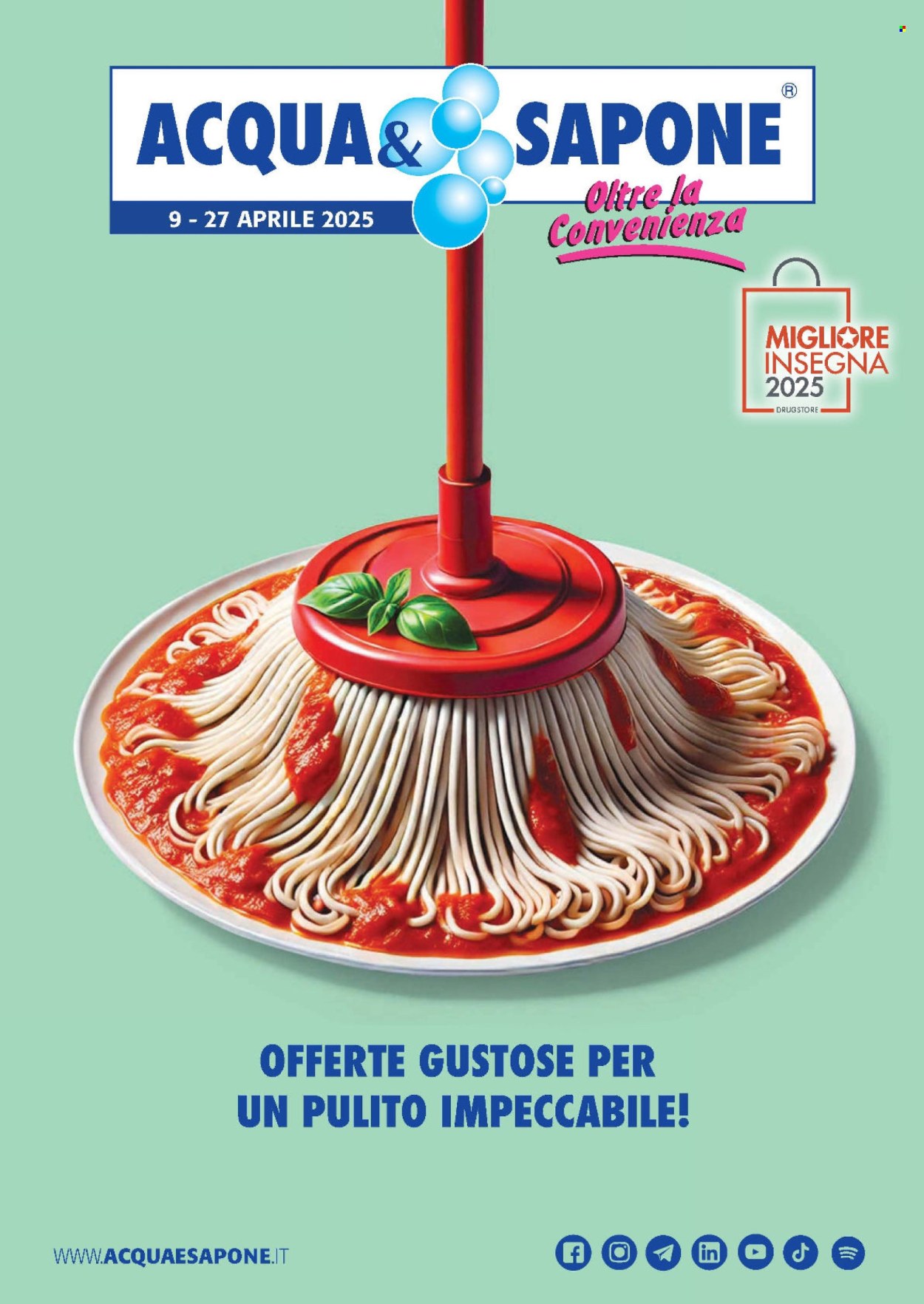 Volantino Acqua & Sapone - 9/4/2025 - 27/4/2025. Pagina 1