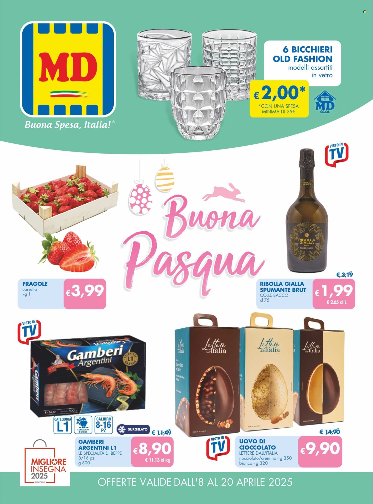 Volantino MD Discount - 8/4/2025 - 20/4/2025. Pagina 1