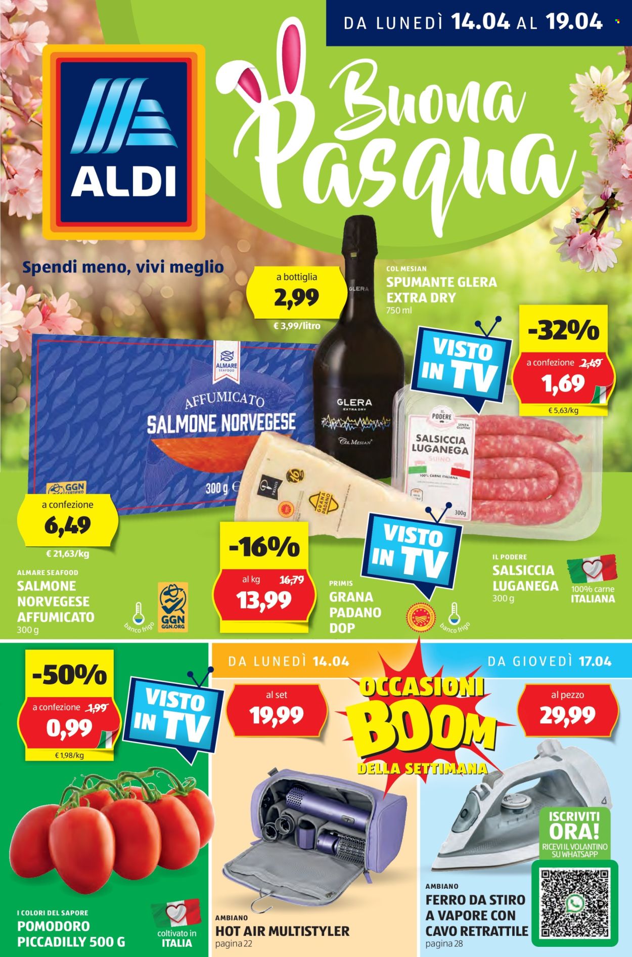 Volantino Aldi - 14/4/2025 - 19/4/2025. Pagina 1