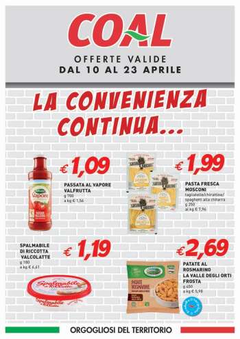 Volantino COAL - 10/4/2025 - 23/4/2025.