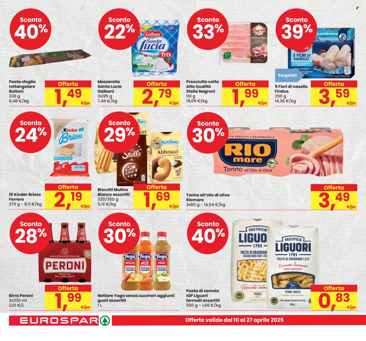 Volantino Eurospar - 10/4/2025 - 27/4/2025. Pagina 16