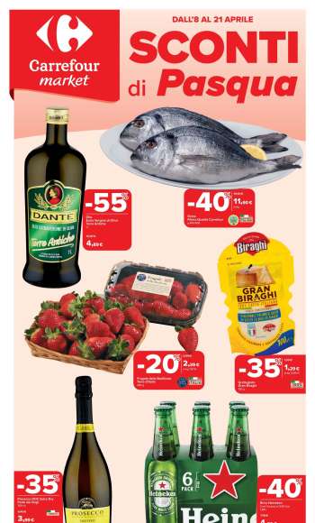 Volantino Carrefour - 8/4/2025 - 21/4/2025.