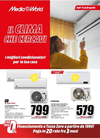 Volantino MediaWorld - 11/4/2025 - 20/4/2025.