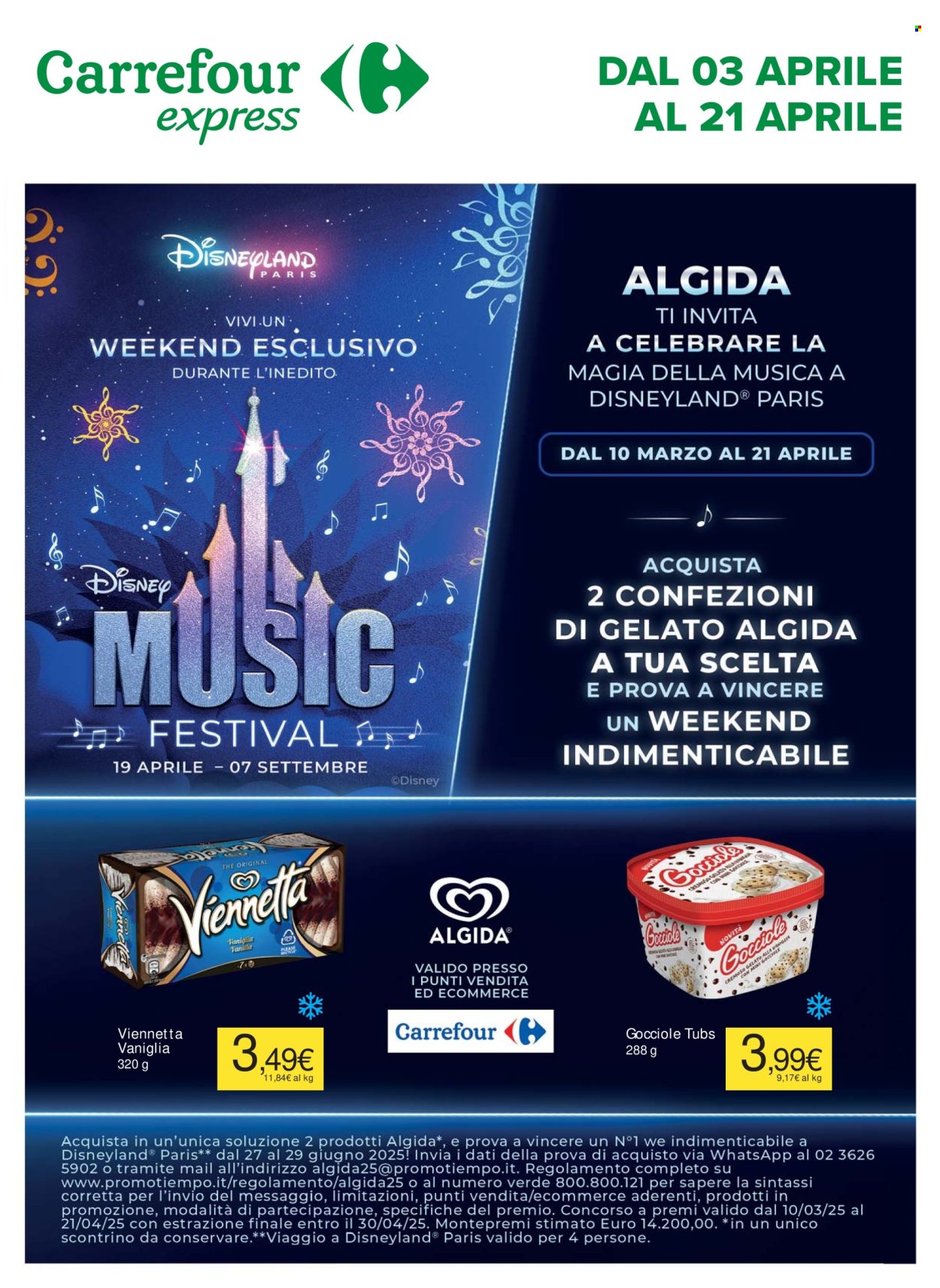 Volantino Carrefour - 3/4/2025 - 21/4/2025. Pagina 1