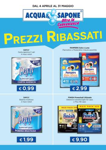 Volantino Acqua & Sapone - 4/4/2025 - 31/5/2025.