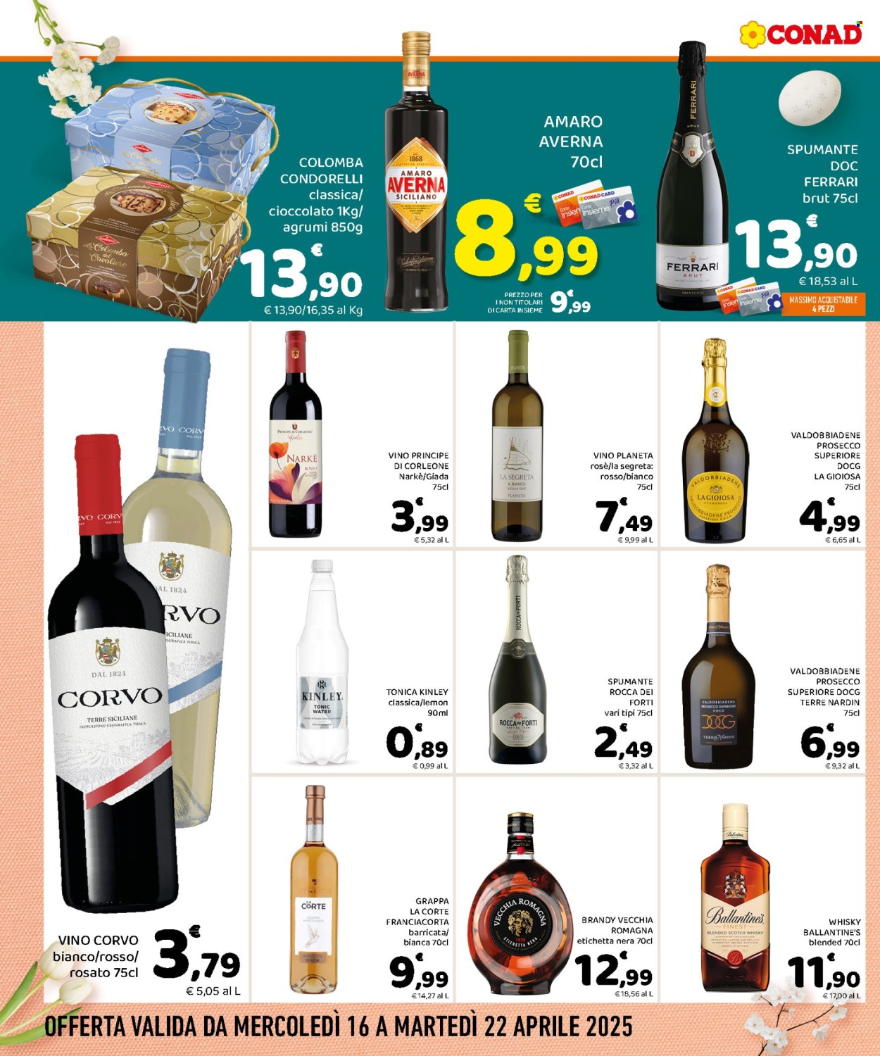 Leták Conad - 16.4.2025 - 22.4.2025. Strana 2