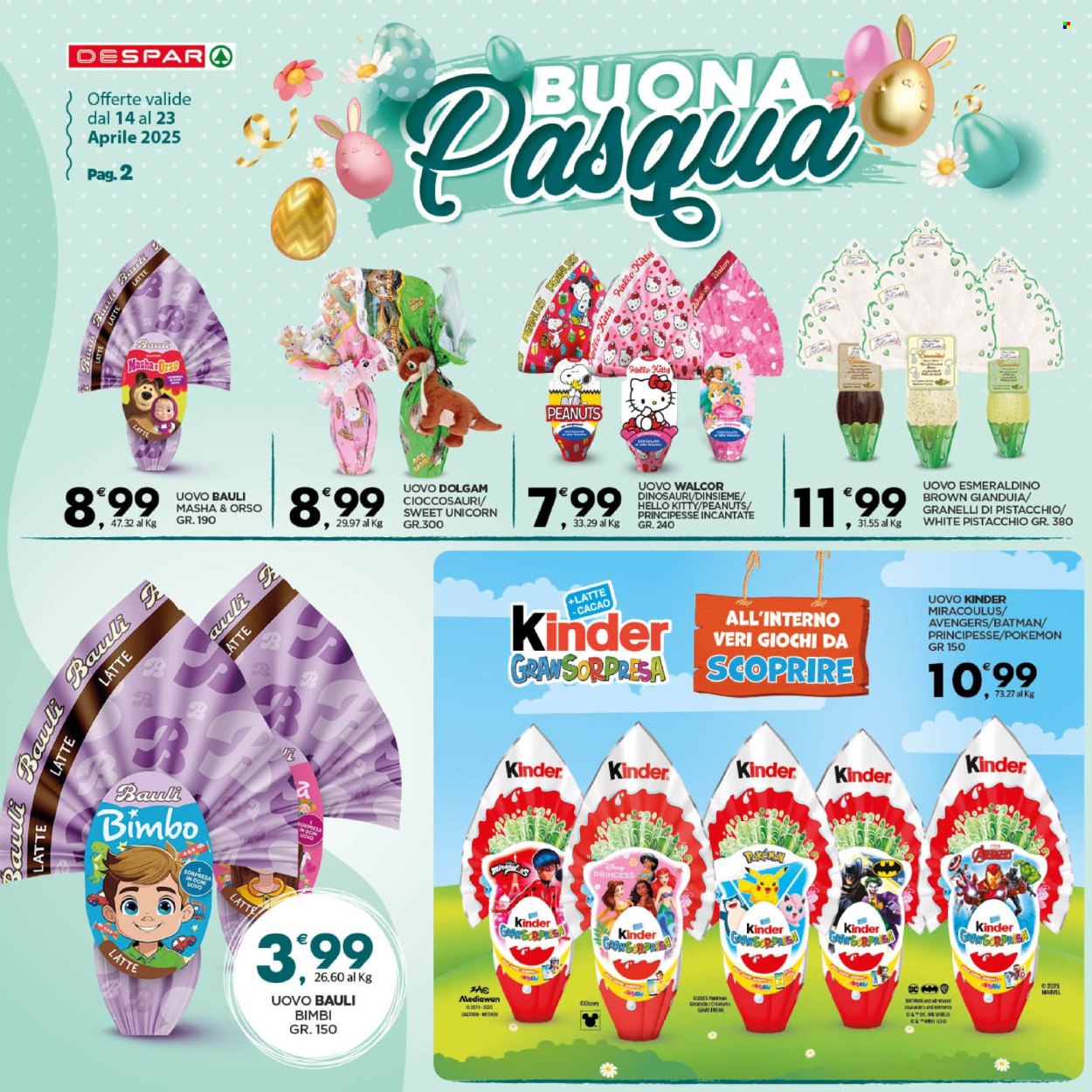 Volantino Despar - 14/4/2025 - 23/4/2025. Pagina 2