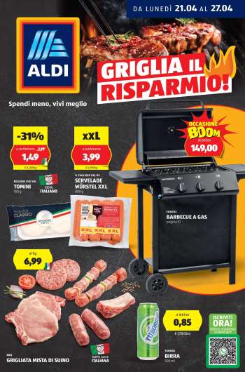 Volantino Aldi - 21/4/2025 - 27/4/2025.