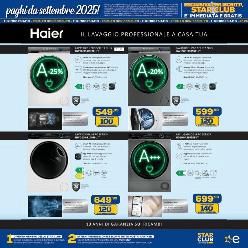 Volantino Euronics - 17/4/2025 - 7/5/2025. Pagina 15