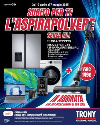 Volantino Trony - 17/4/2025 - 7/5/2025.