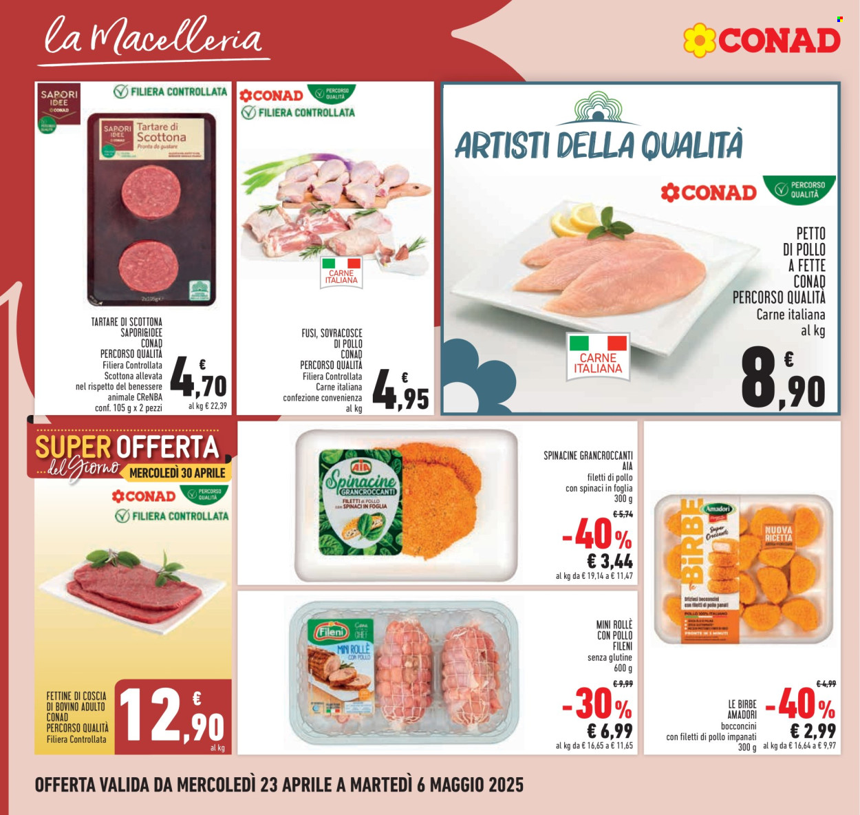 Volantino Conad - 23/4/2025 - 6/5/2025. Pagina 2