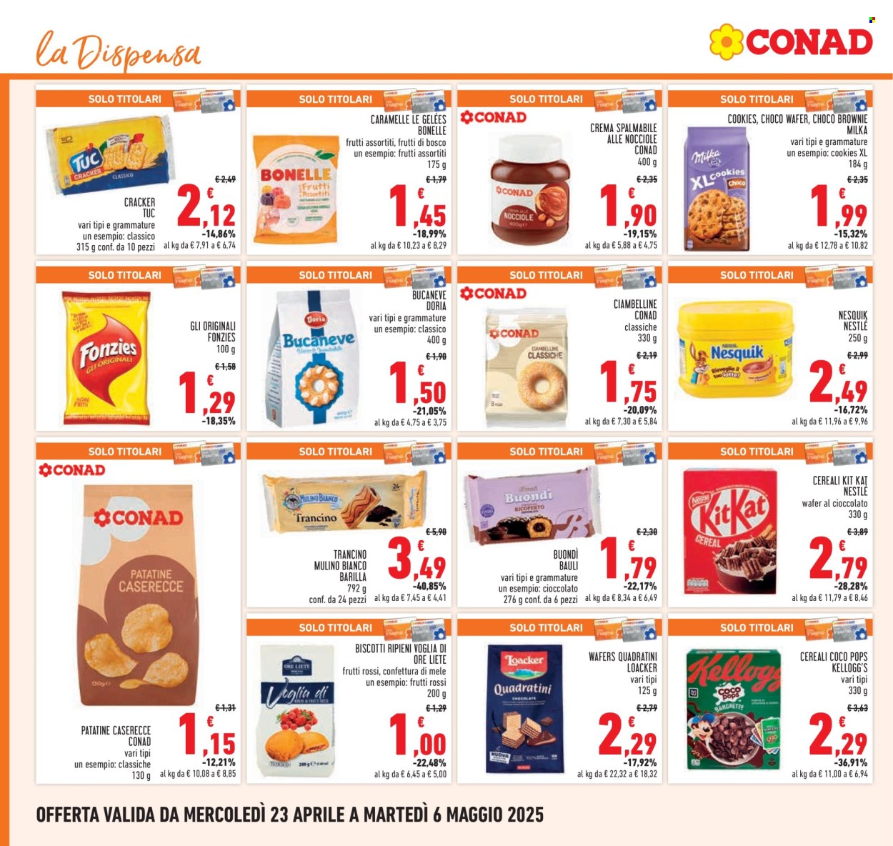 Volantino Conad - 23/4/2025 - 6/5/2025. Pagina 14