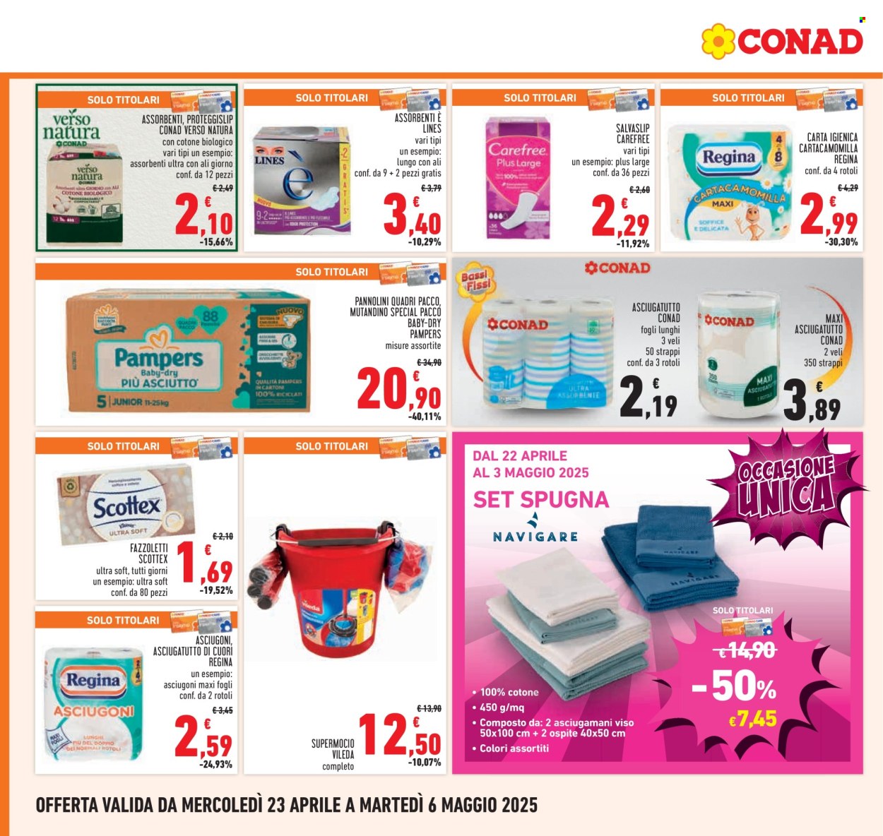 Volantino Conad - 23/4/2025 - 6/5/2025. Pagina 22