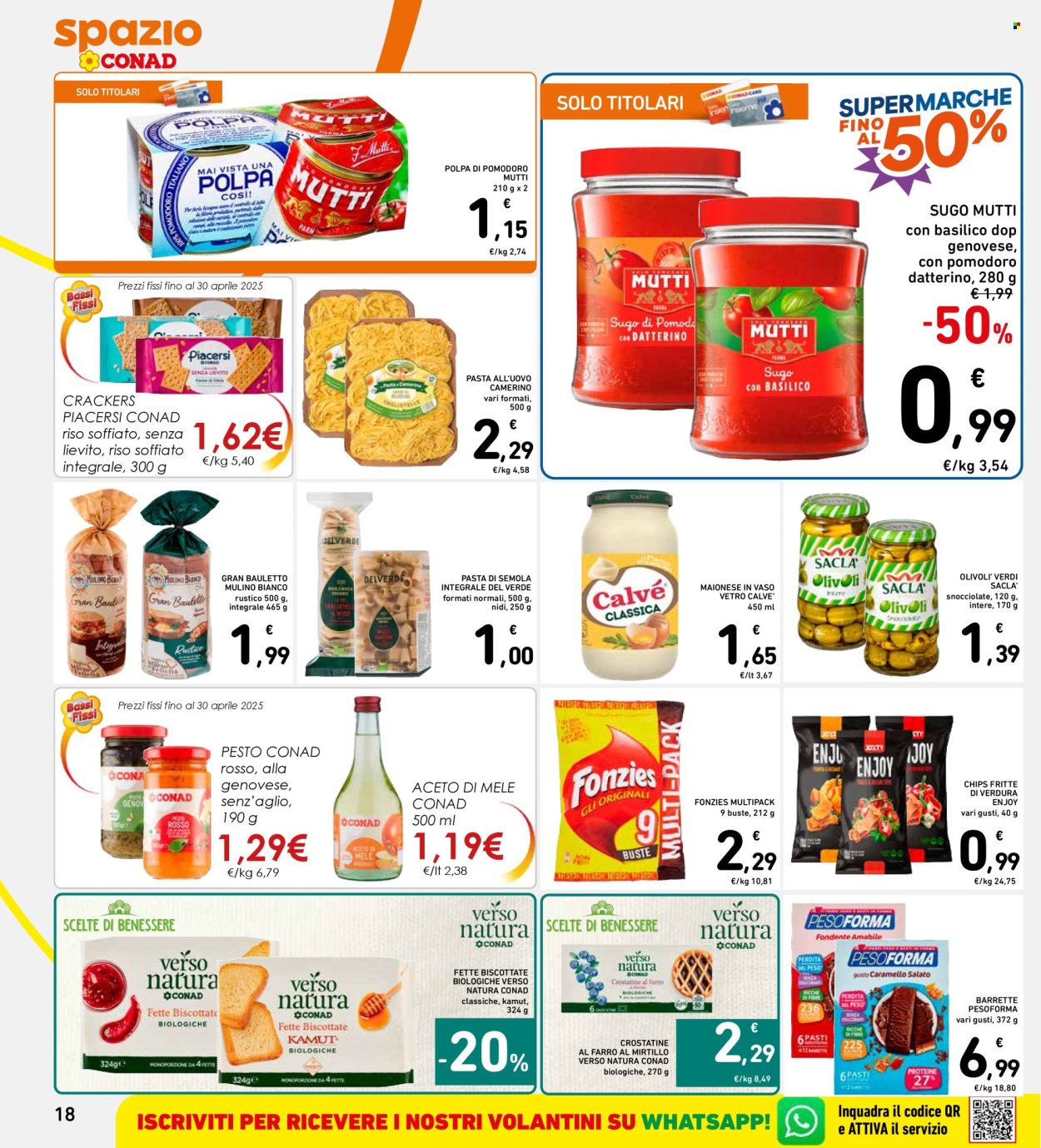 Volantino Spazio Conad - 22/4/2025 - 1/5/2025. Pagina 18