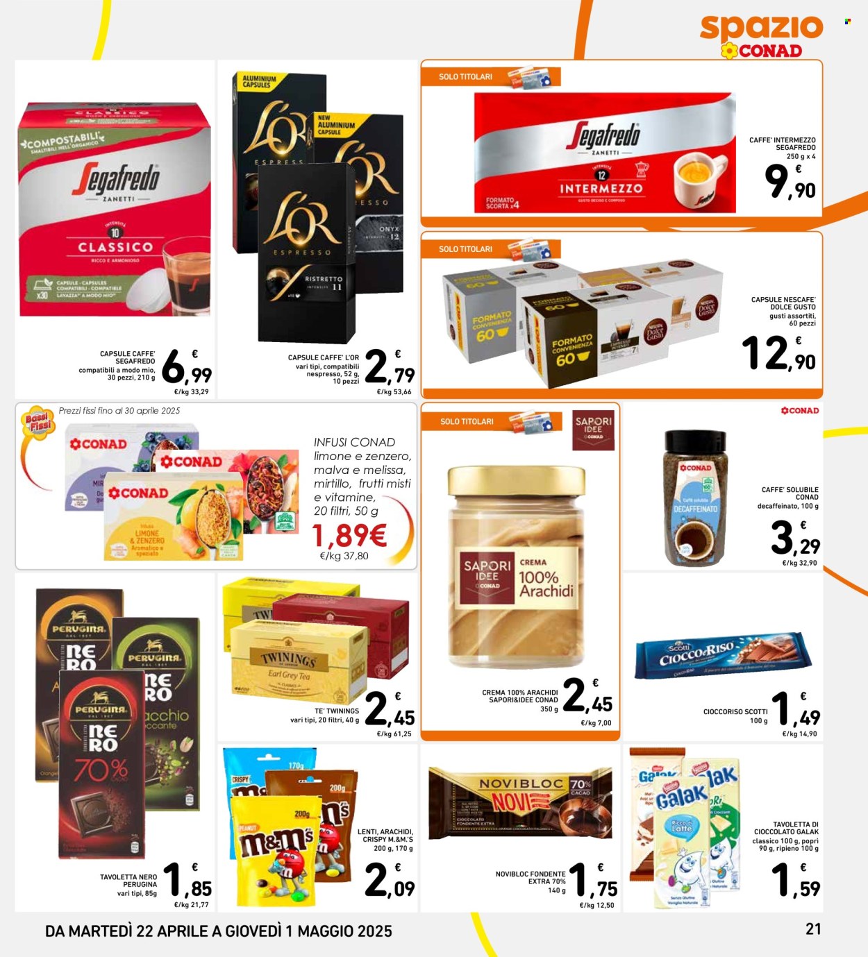 Volantino Spazio Conad - 22/4/2025 - 1/5/2025. Pagina 21