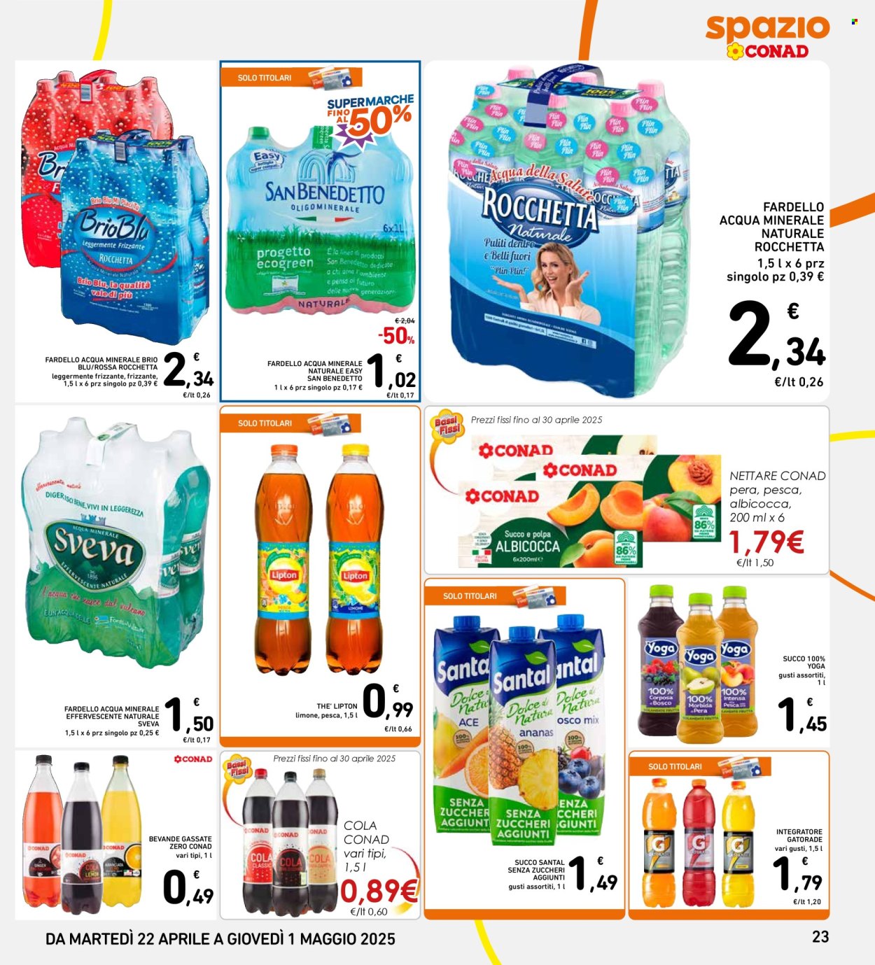 Volantino Spazio Conad - 22/4/2025 - 1/5/2025. Pagina 23