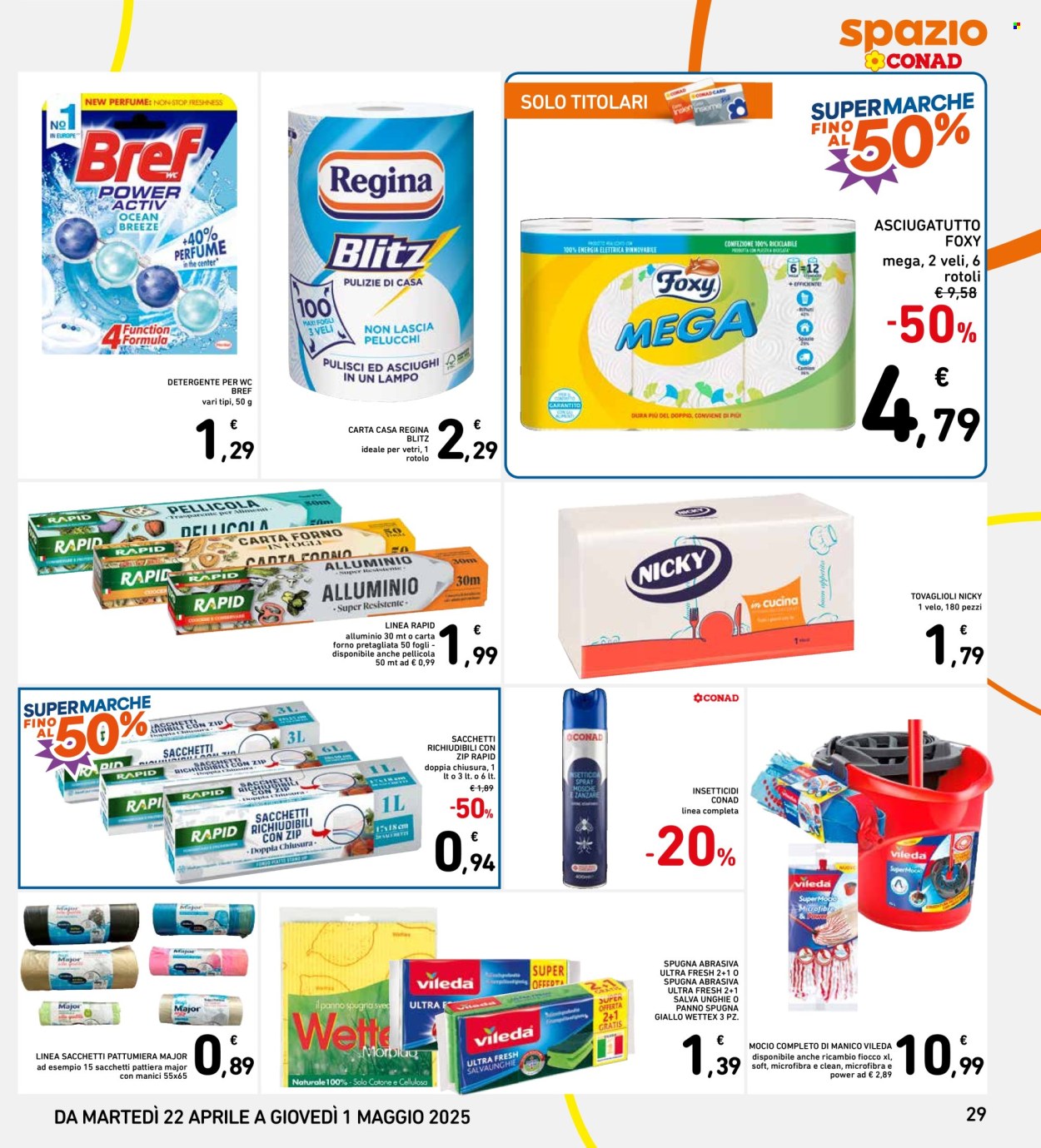 Volantino Spazio Conad - 22/4/2025 - 1/5/2025. Pagina 29