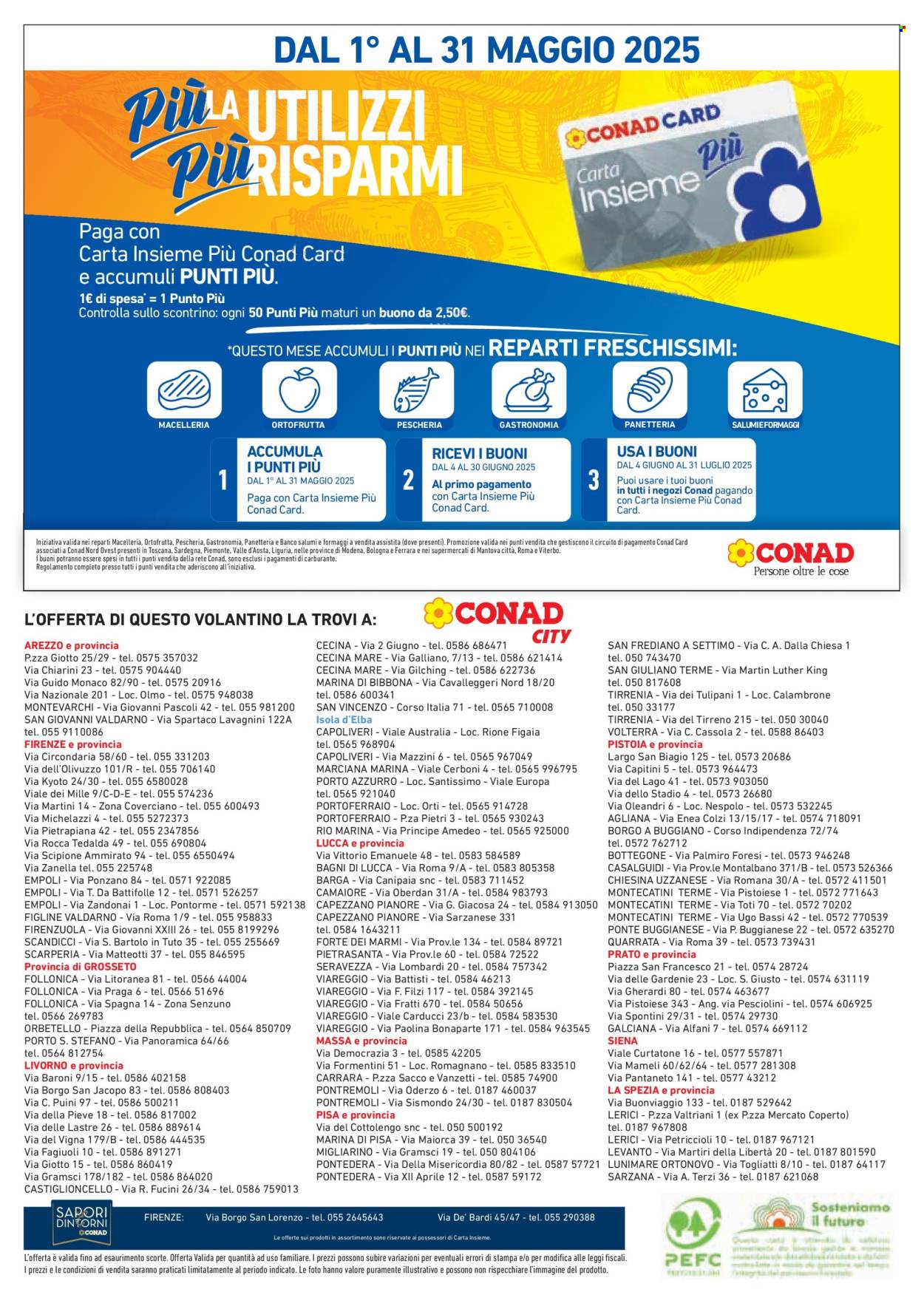 Volantino Conad - 23/4/2025 - 21/5/2025. Pagina 8